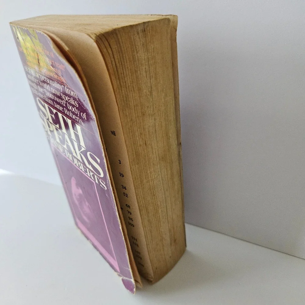 Vtg Seth Speaks by Jane Roberts 1974 Bantam‎ Paperback Book